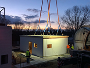 The SGSLR shelter after installation